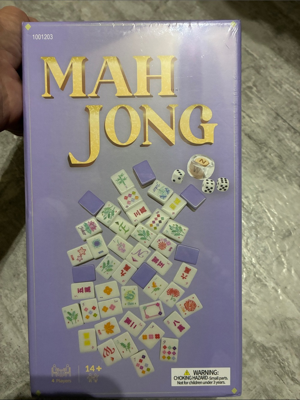 Mah Jong Game - Lavender Set